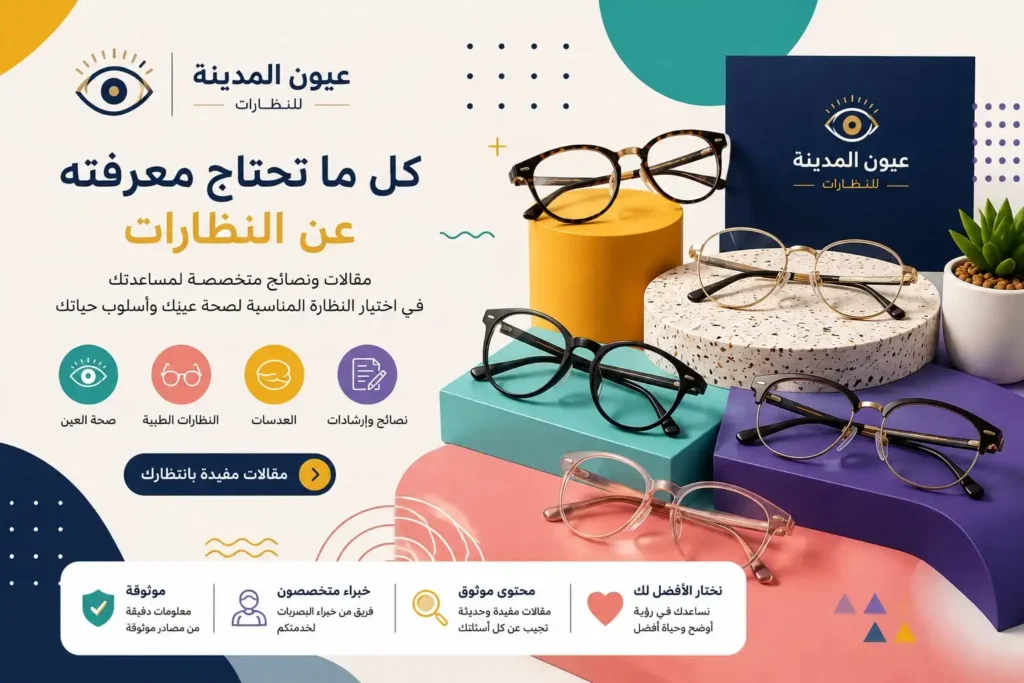 اجمل انواع النظارات الطبية