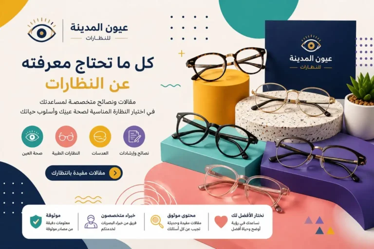 اجمل انواع النظارات الطبية