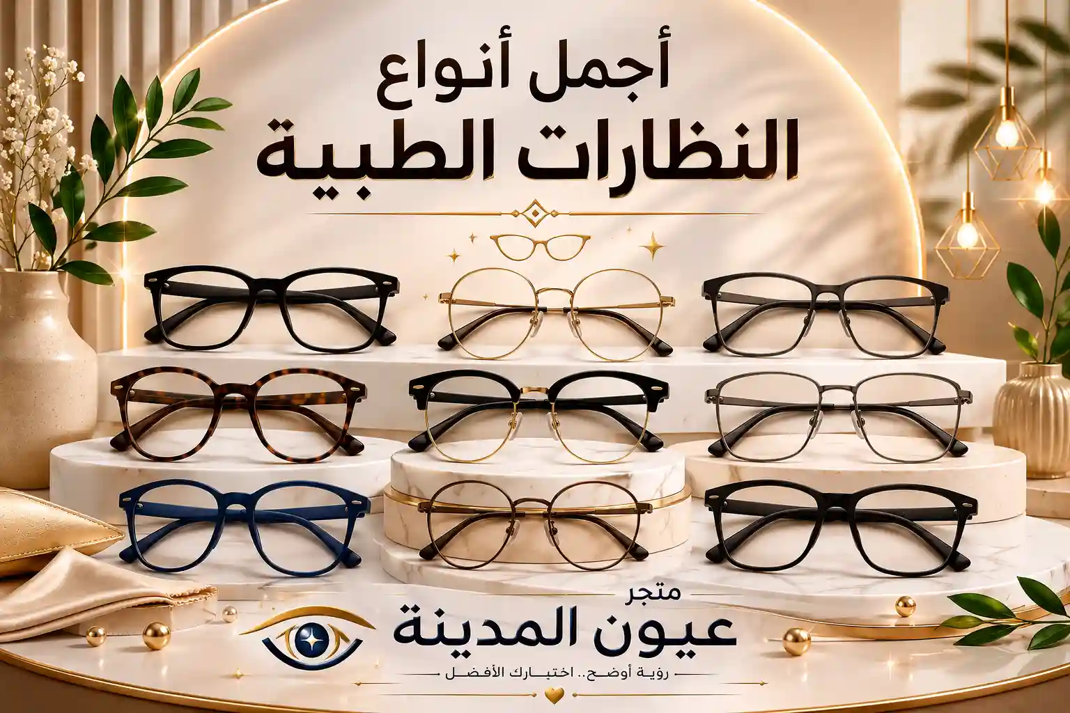 اجمل انواع النظارات الطبية