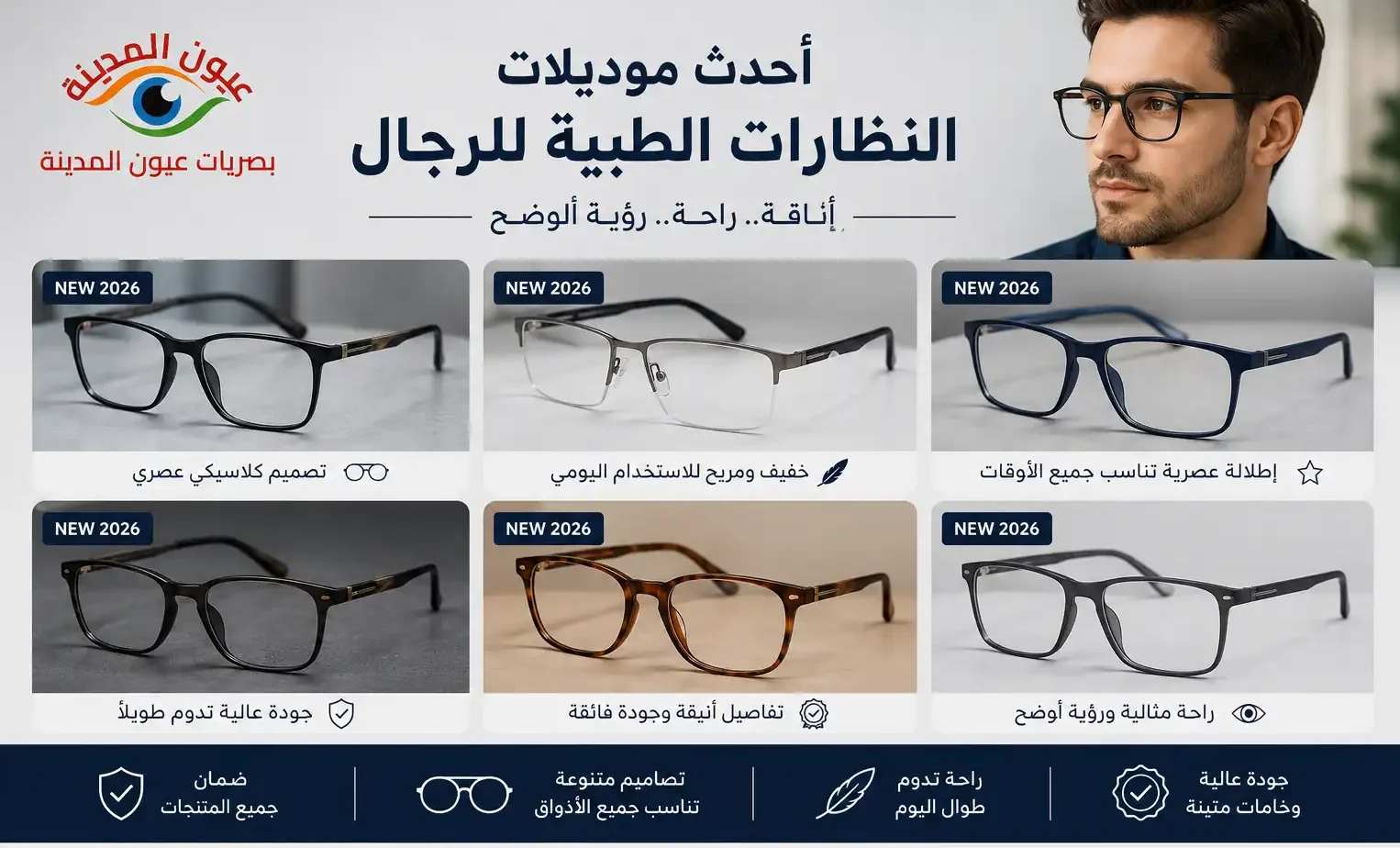 أحدث موديلات النظارات الطبية في عُمان 2026